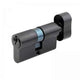 Euro Cylinder Lock Black Steel Finish
