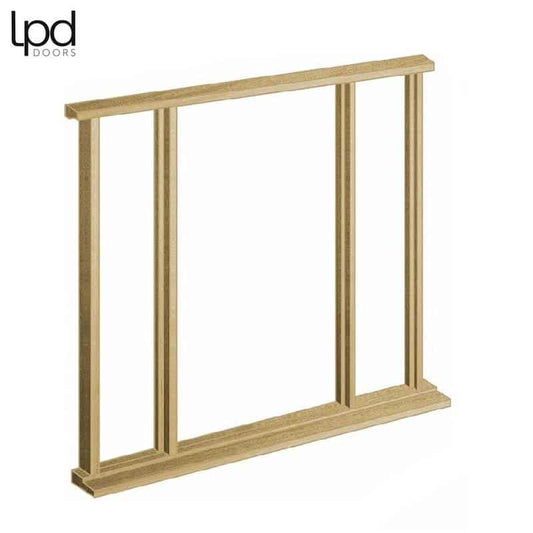 External Door Frame Oak Vestibule Universal Sidelight Kit