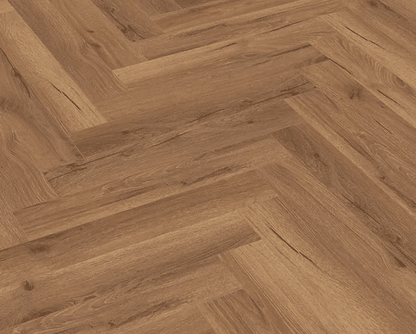 Premium Embossed Oak Robust Fumed Herringbone