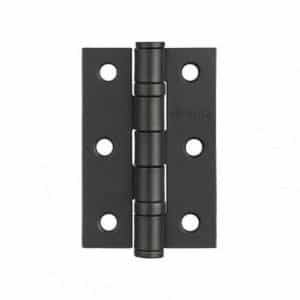 Hinges (Pair) Square Black Finish