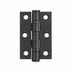Hinges (Pair) Square Black Finish