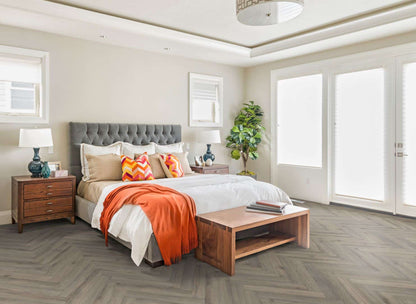 Lignum Fusion Premium Embossed Volcanic Oak Herringbone