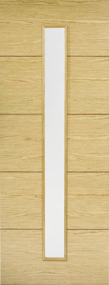 Lille Glazed Oak - Prefinished Internal Door