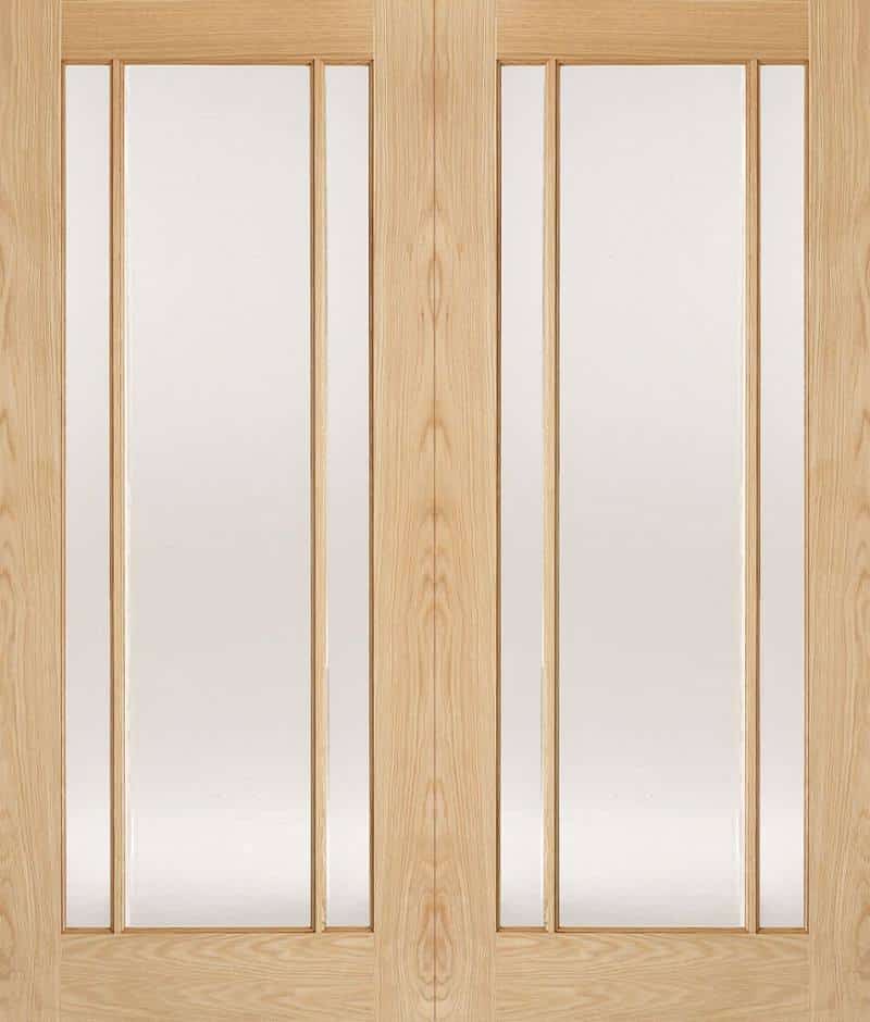 Lincoln Glazed Oak Pairs Internal Door