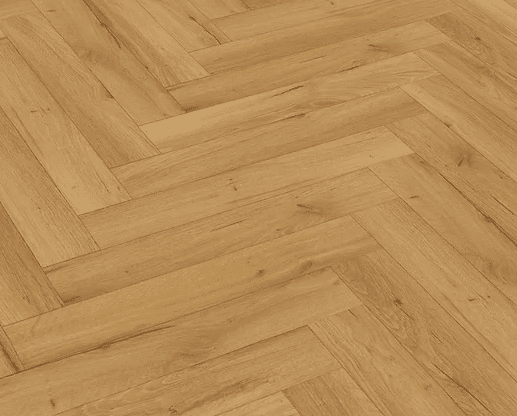 Premium Embossed Oak Robust Natural Herringbone