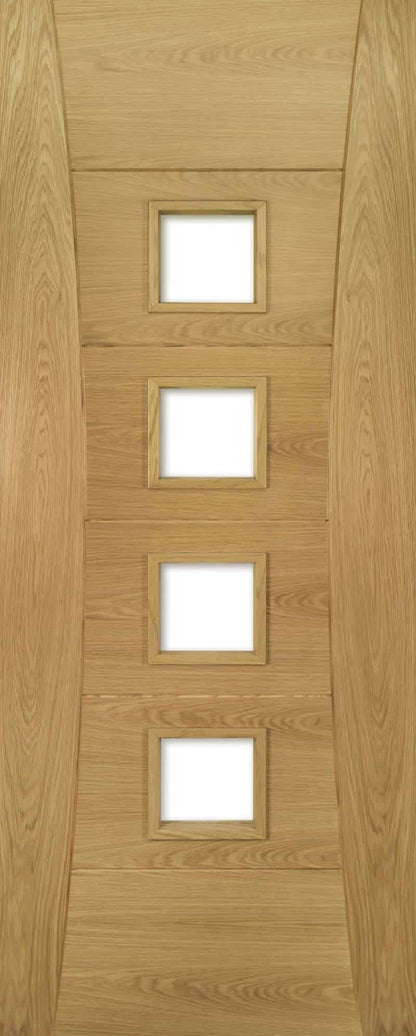 Pamplona Oak Glazed - Prefinished Internal Door