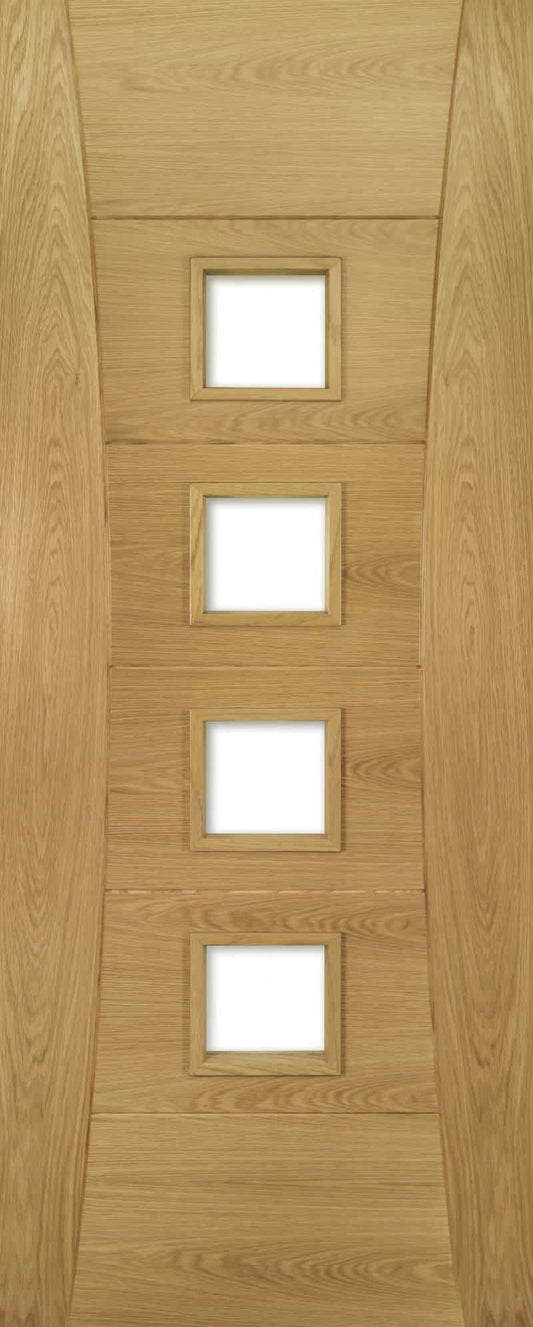 Pamplona Oak Glazed - Prefinished Internal Door