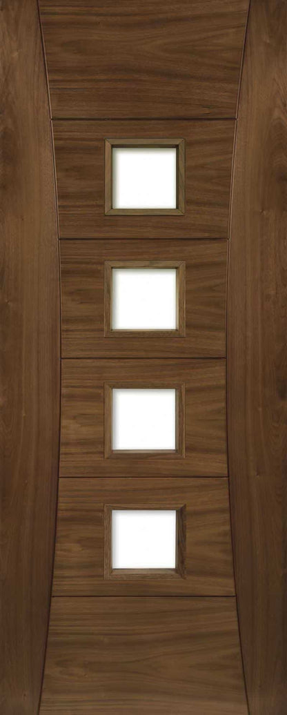 Pamplona Walnut Glazed - Prefinished Internal Door