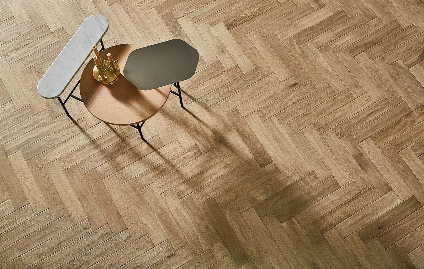 Raw Cotton Narrow Herringbone