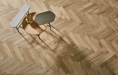 Raw Cotton Narrow Herringbone