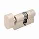 Euro Cylinder Lock Satin Nickel Finish