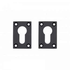 Slim Escutcheon (Pair) Matt Black