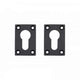 Slim Escutcheon (Pair) Matt Black