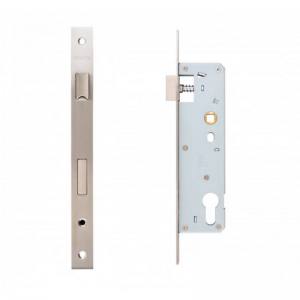 Slim Euro Profile Sash Lock Satin Nickel