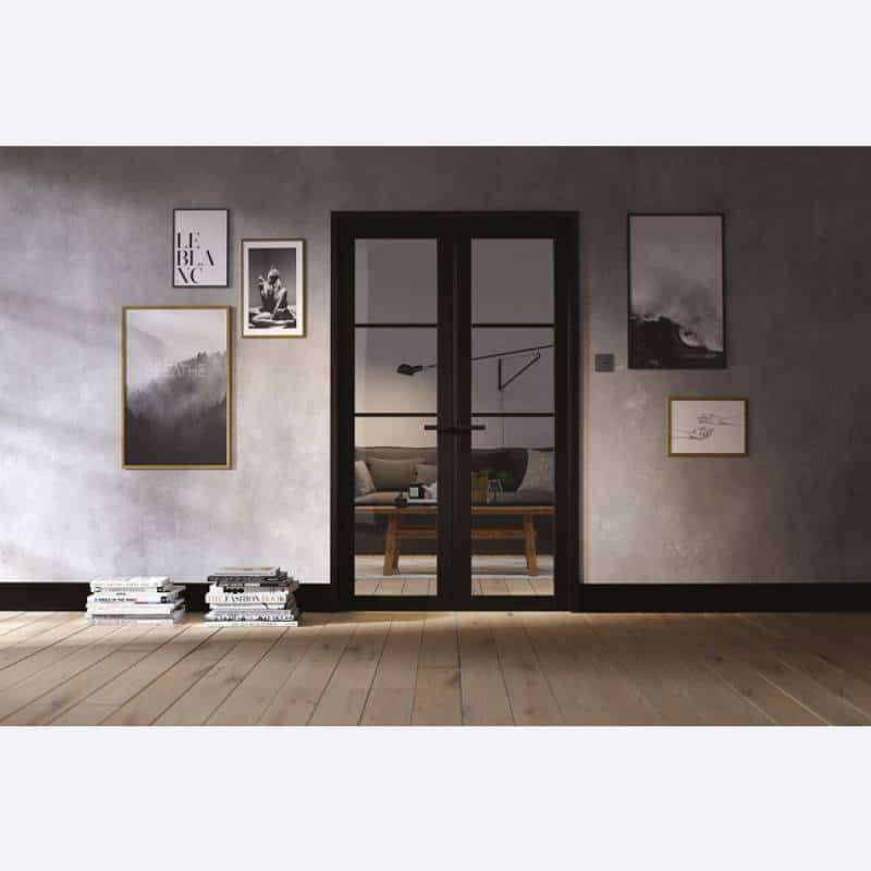 Soho W4 Black Internal Door