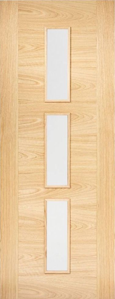Sofia Glazed Oak - Prefinished Internal Door