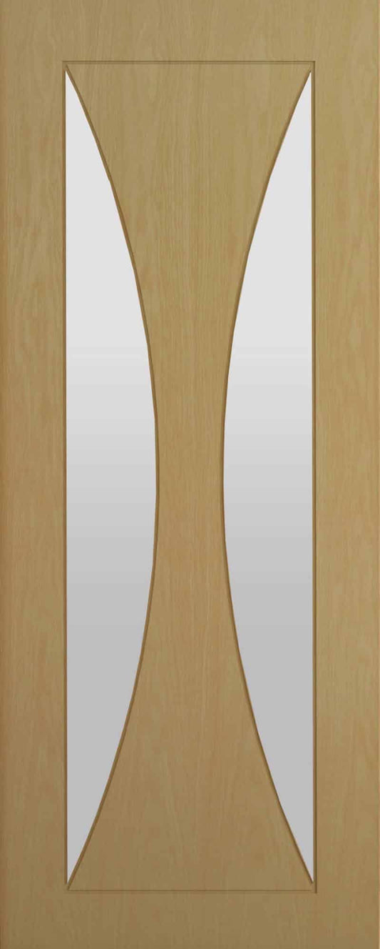 Sorrento Oak Glazed - Prefinished Internal Door