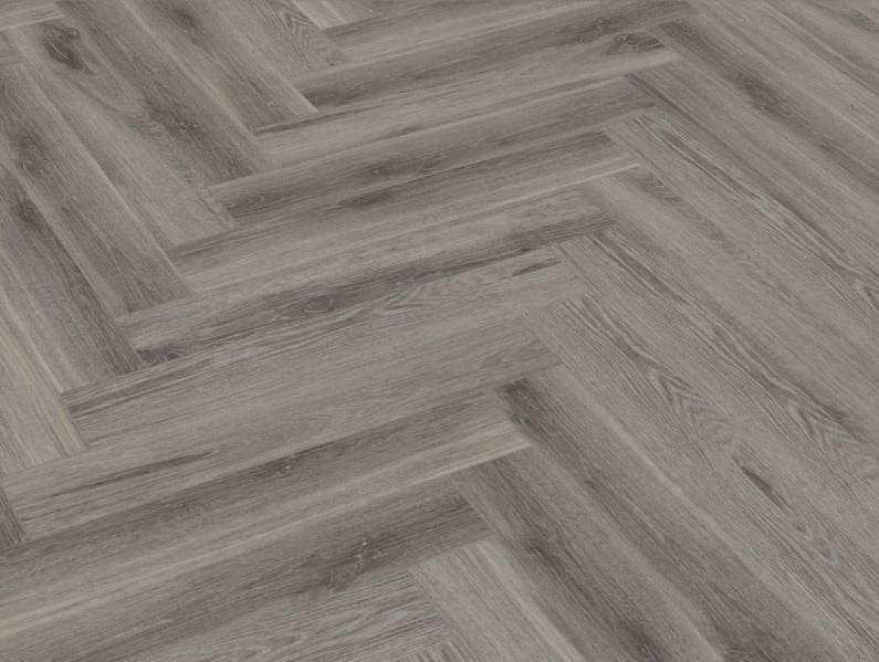 Lignum Core Rustic Grey Oak Herringbone
