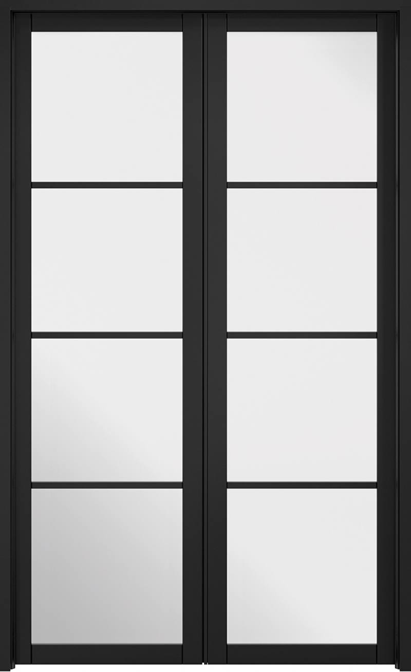 Soho W4 Black 4 Panel Internal Doors A Wood Idea