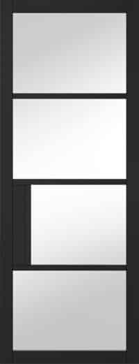 Black Chelsea 4l - Clear Internal Door