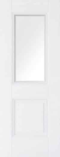 White Grain Arnhem Glazed - Primed Internal Door