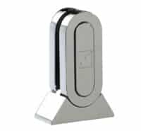 Brushed Nickel Glass Brackets - Mmgpb8 (pack Of 8)