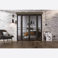 Greenwich W6 Black Internal Door