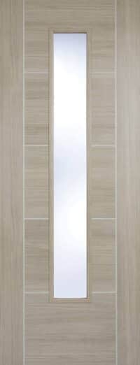 Vancouver Light Grey Laminate Glazed - Prefinished Internal Door