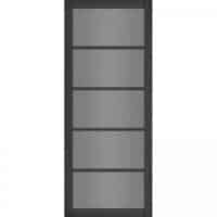 Urban Collection Shoreditch Black Prefinished Tinted Glazed Internal Door