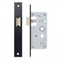 Slim Black Steel Latch