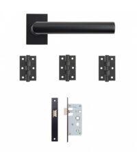 Ares Urban Latch Kit Matt Black