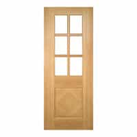 Kensington Oak Glazed – Prefinished Internal Door