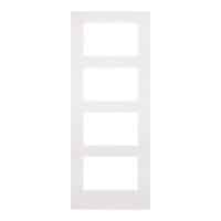 Coventry 4L Clear Glazed– Primed Internal Door