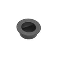 Pisces Matt Black Pocket Door Finger Pull