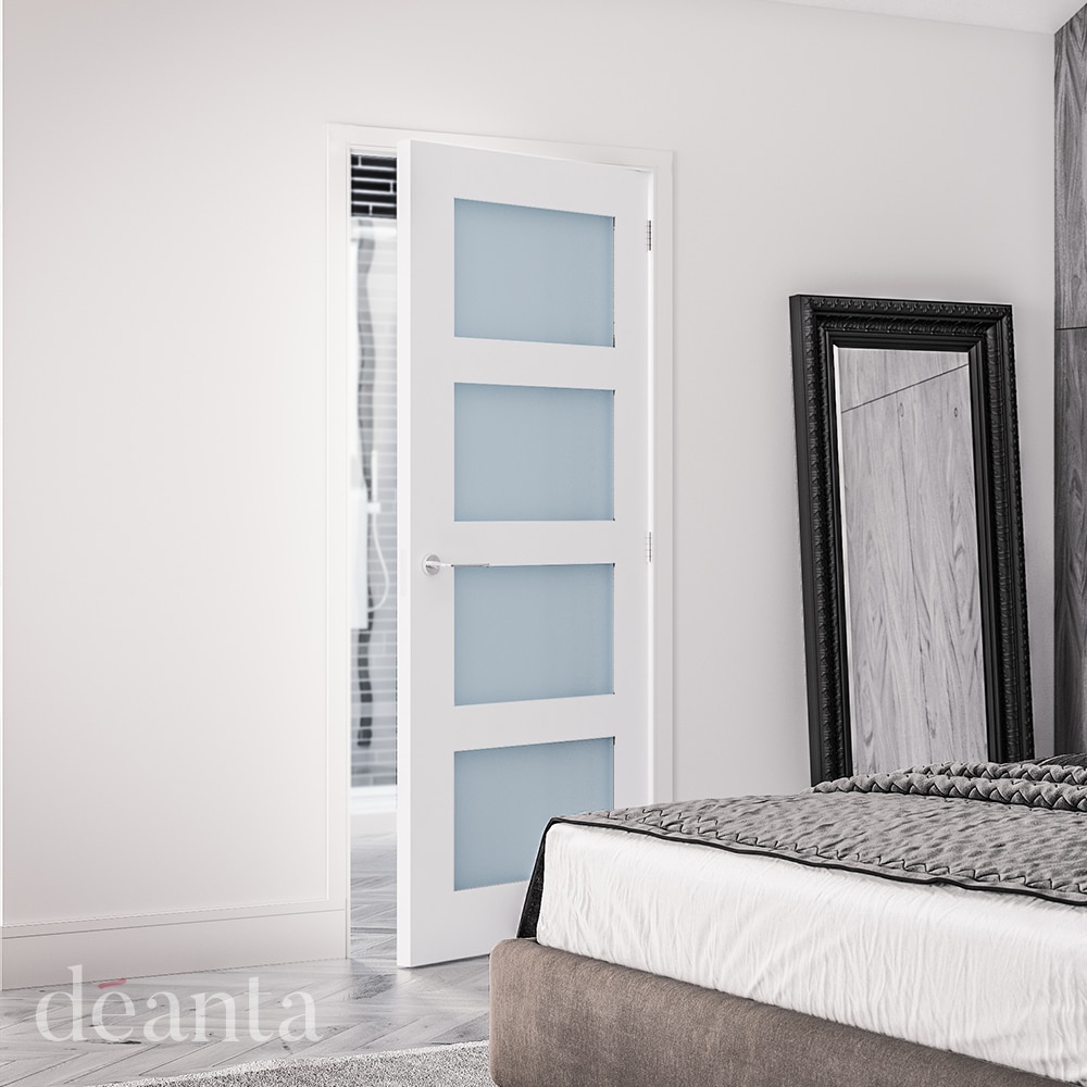 Coventry 4L Frosted Glazed– Primed Internal Door