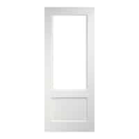 Madison Clear Bevelled Glazed – Primed Internal Door