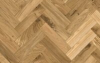 14x100x400mm Matt Lacquered Herringbone