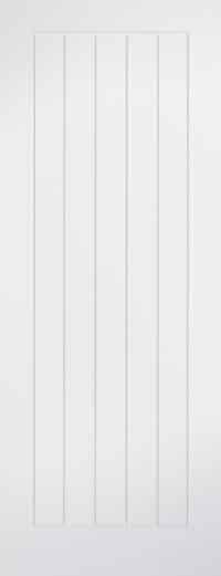 White primed cottage style door