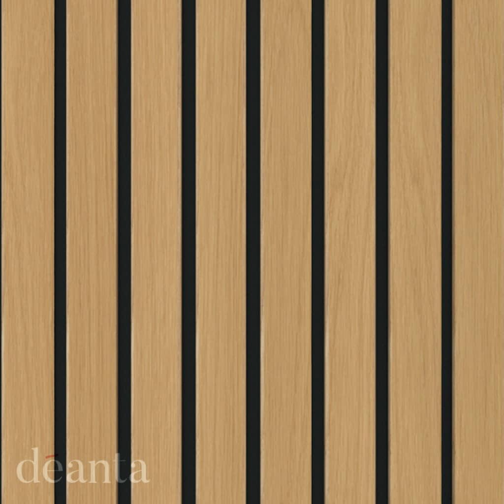 Deanta Immerse Acoustic Oak Plus Slat Wall Panelling