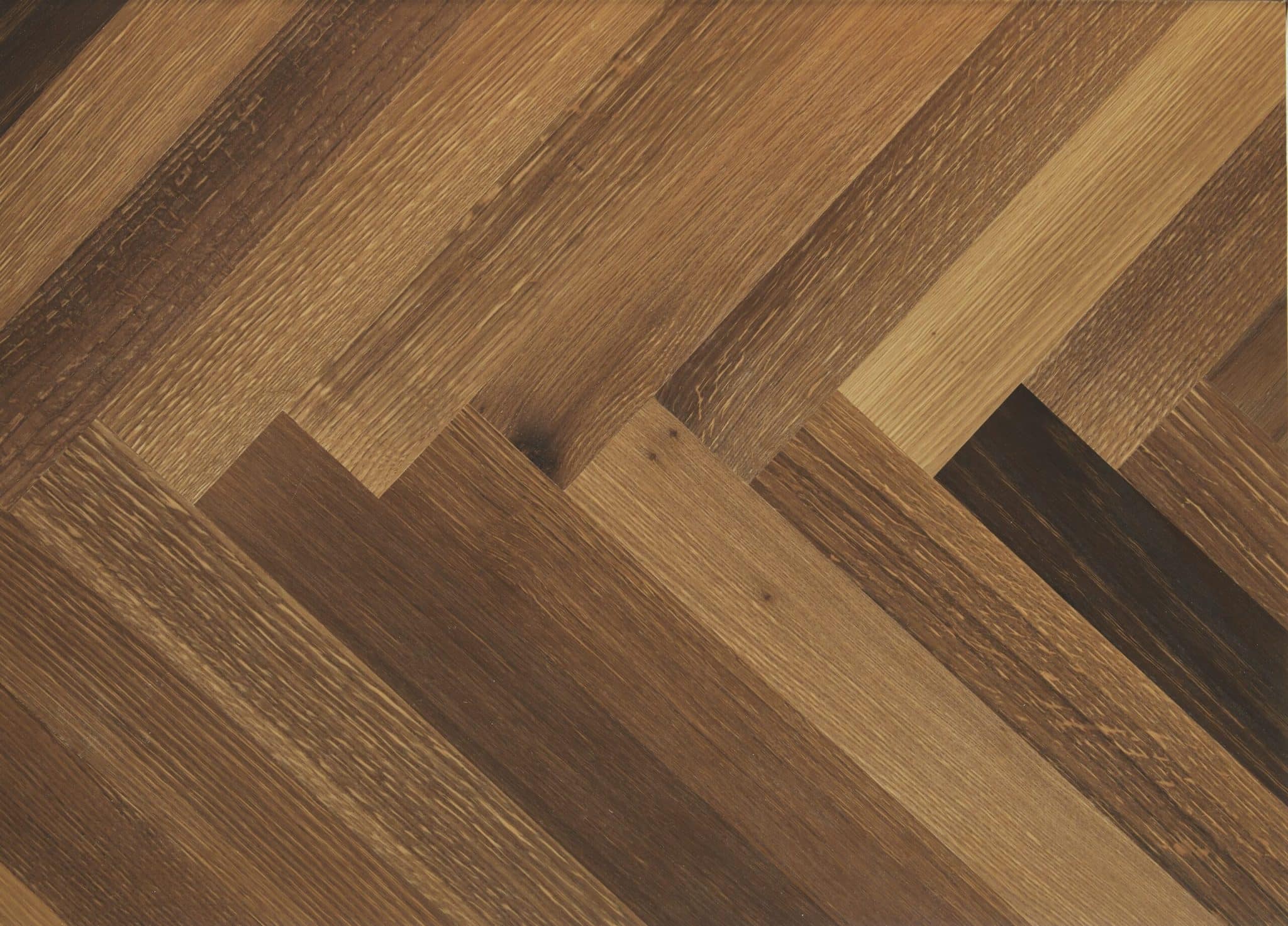 Harlesden Smoked Oak Herringbone