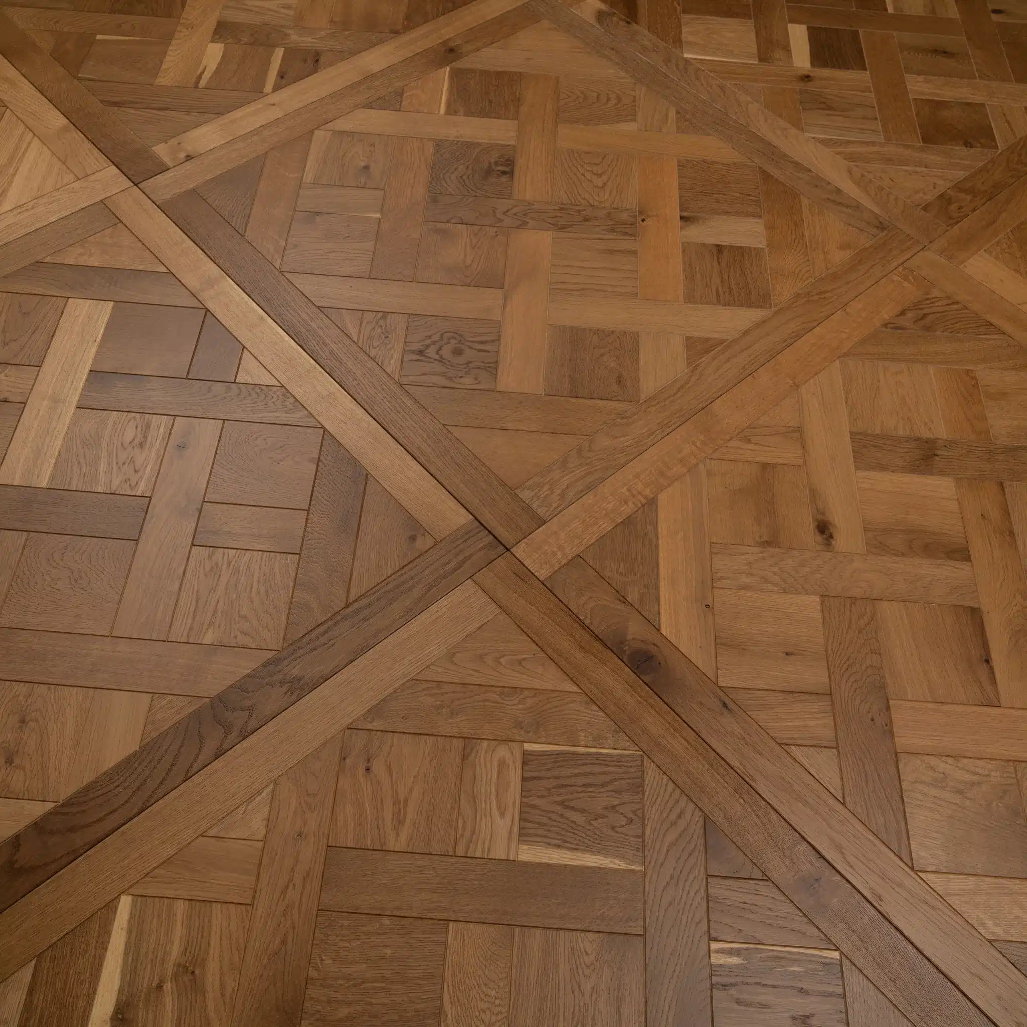 Wood Versailles Panel Brushed Smoked Lacquered