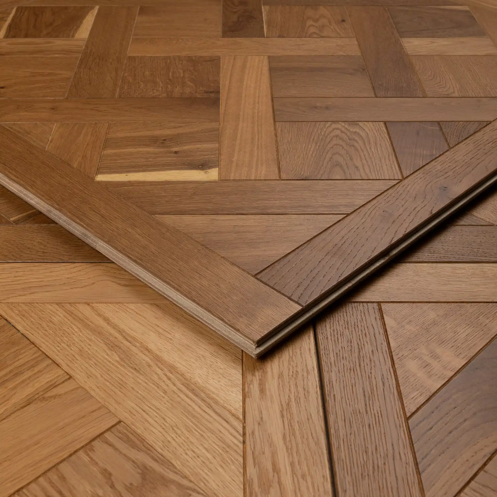 Wood Versailles Panel Brushed Smoked Lacquered