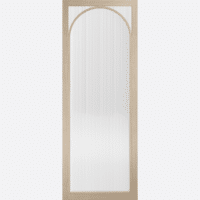 Melrose Blonde Oak Reeded Glazed Prefinished Internal Door