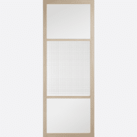 Sutton Blonde Oak Reeded Glazed Prefinished Door