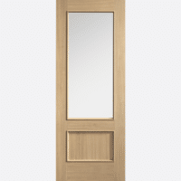 Murcia Oak Clear Glazed Prefinished Internal Door