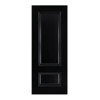 Sandringham Black Prefinished Door