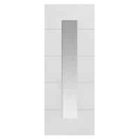 4 Line Horizontal Glazed – Primed Internal Door