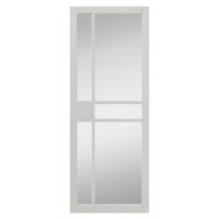 City White Clear Glass – Prefinished Internal Door