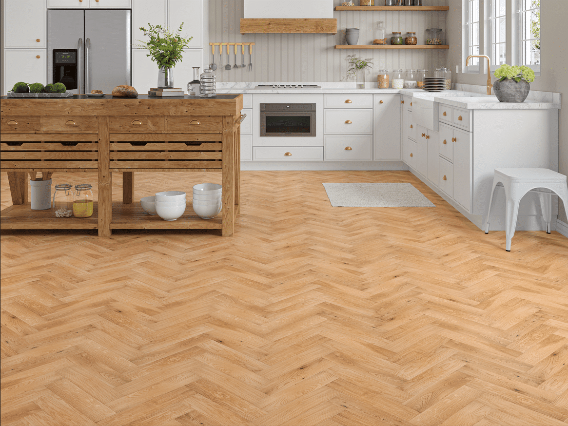 Haldon Oak Engineered Herringbone