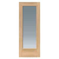 Fuji Oak Glazed Internal Fire Door